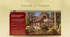 Desktop Screenshot of ferienhaus-timmendorferstrand.de